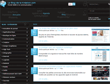 Tablet Screenshot of le-blog-de-la-kreation.com